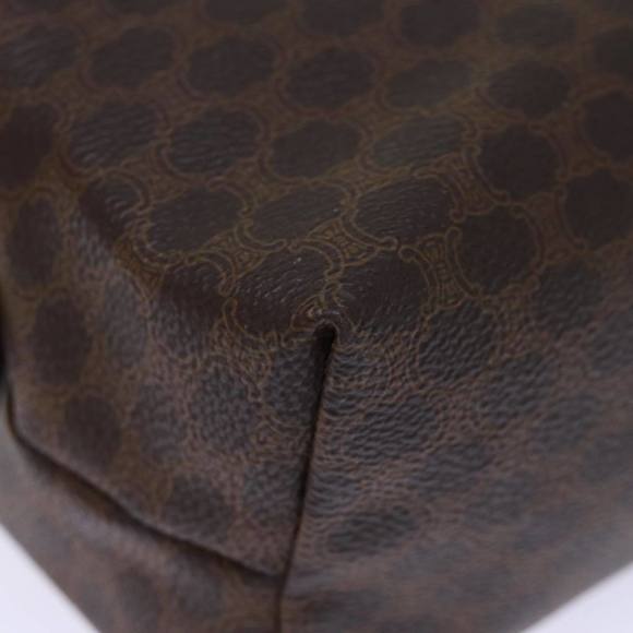 CELINE Macadam Canvas Pouch PVC Brown Auth yk12385 - Picture 7 of 16